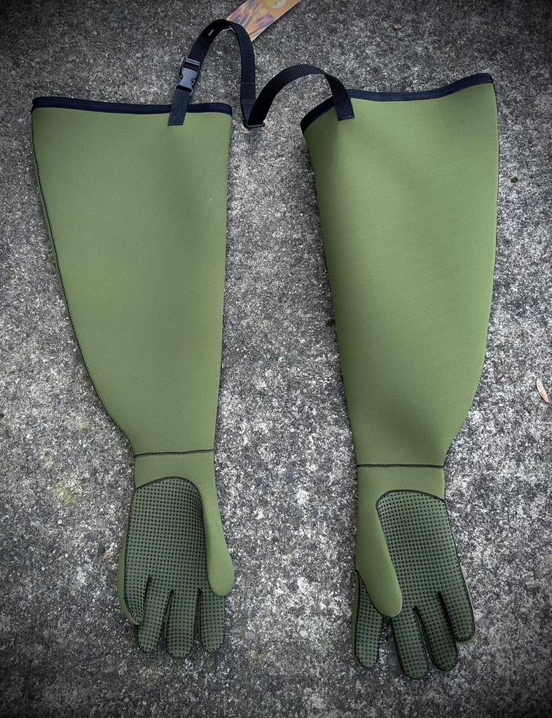 GANTS AQUATIQUES / PÊCHE AVEC MANCHETTES EN NÉOPRÈNE, Ophalen, Zo goed als nieuw