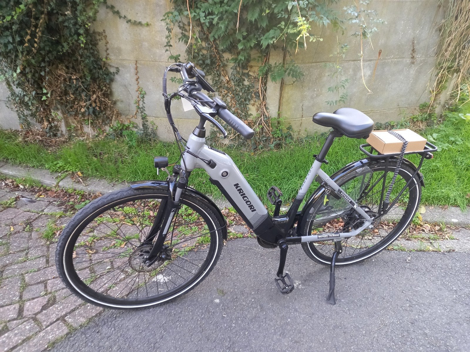 nieuwe elektrische fiets, Enlèvement