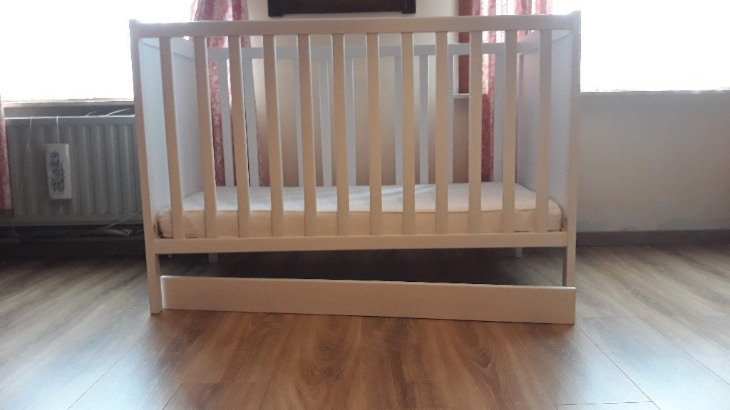 Kinderbedje, Ophalen, Gebruikt, 70 tot 85 cm, 140 tot 160 cm