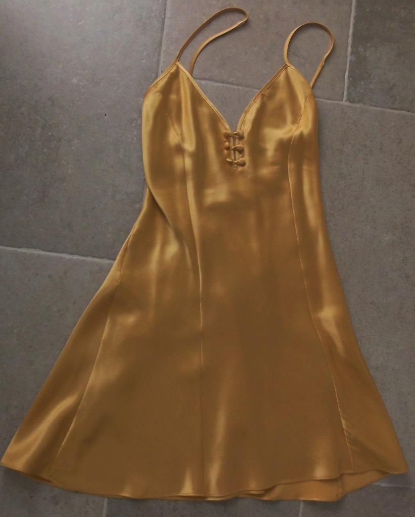 Très belle nuisette dorée  Taille 40, Enlèvement ou Envoi, Comme neuf, Taille 38/40 (M)