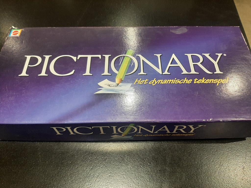 Pictionary bordspel, Ophalen of Verzenden, Zo goed als nieuw