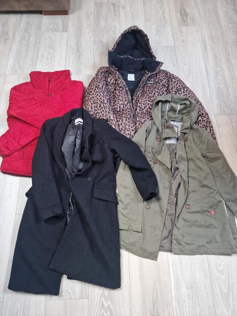 Lot winter jassen en mantel maat 176 , XS, Ophalen of Verzenden