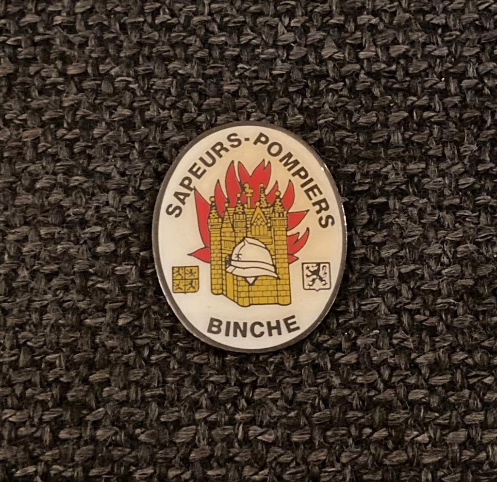 PIN - SAPEURS - POMPIERS - BINCHE - BRANDWEER, Collections, Broches, Pins & Badges, Envoi, Utilisé, Autres sujets/thèmes, Insigne ou Pin's