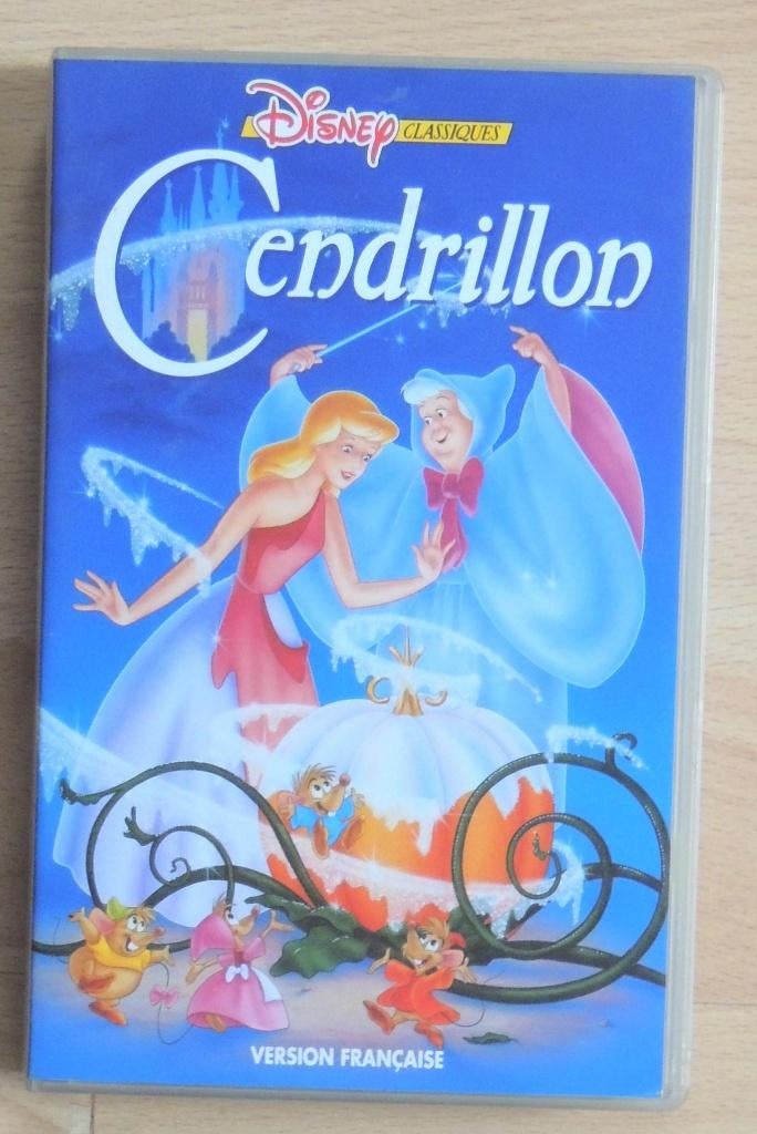 Cassette vidéo VHS Walt Disney CENDRILLON, Verzenden, Zo goed als nieuw, Tekenfilms en Animatie, Tekenfilm