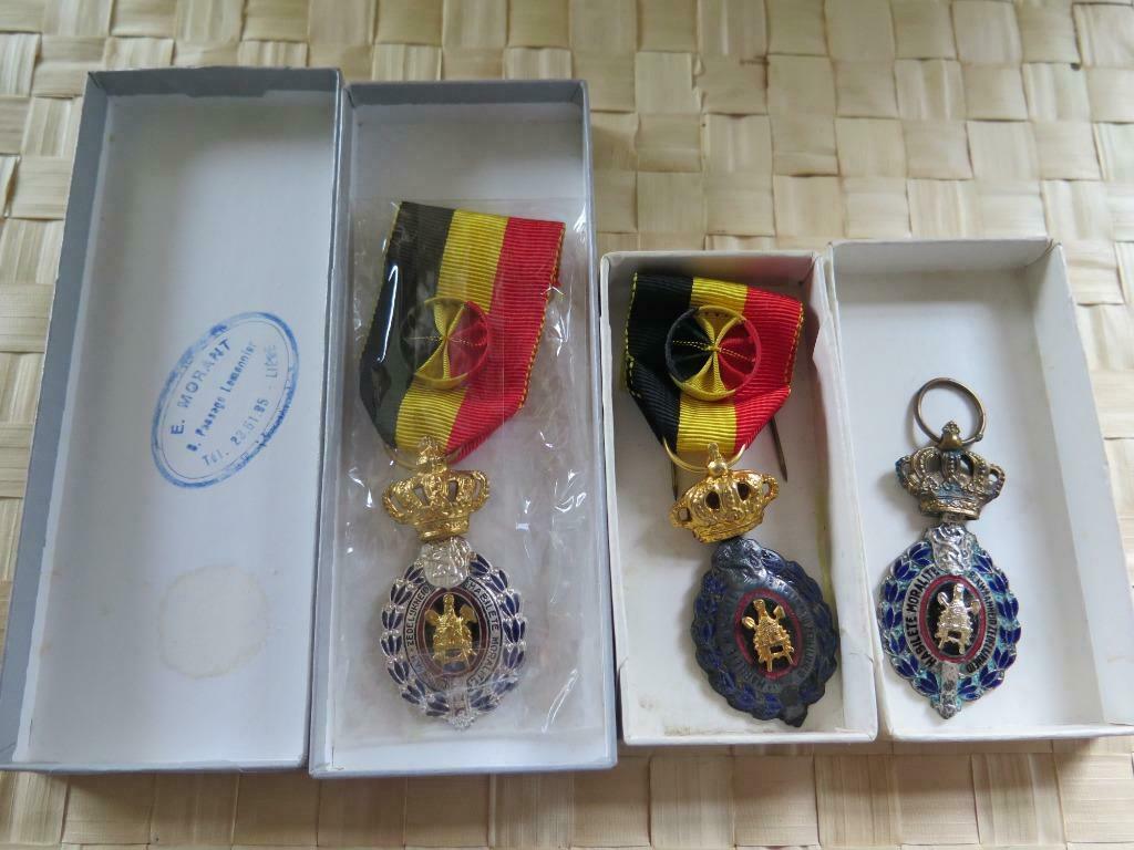 décoration belge, Enlèvement ou Envoi, Armée de terre, Ruban, Médaille ou Ailes