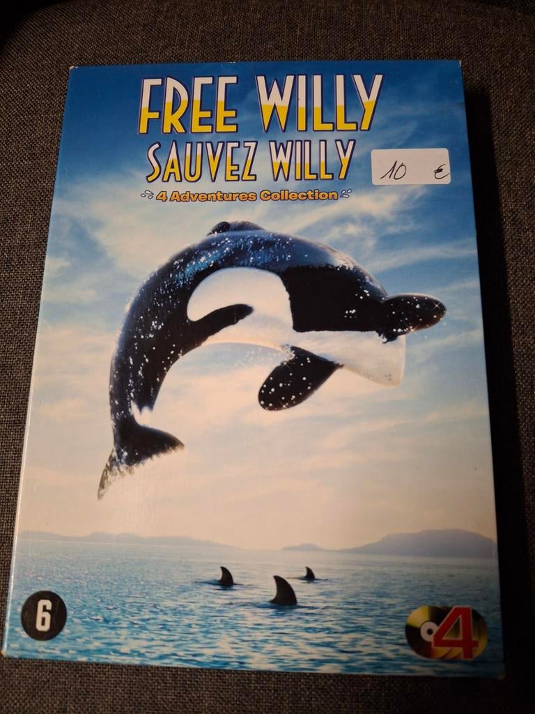 Free willy,  4 adventures collection,  4 discs, Ophalen of Verzenden