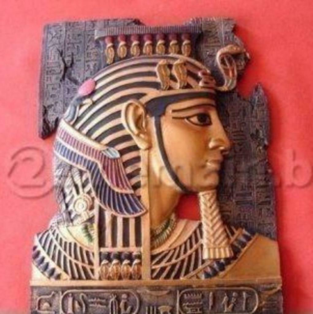Plaque égyptienne, Ophalen of Verzenden, Zo goed als nieuw, Minder dan 50 cm, Minder dan 50 cm