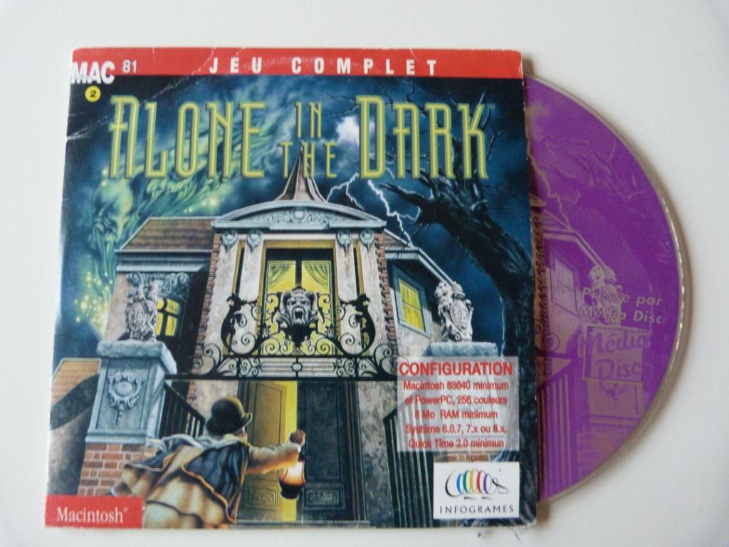 Alone In The Dark [Mac], Consoles de jeu & Jeux vidéo, Jeux | Autre, Utilisé, Autres genres, 1 joueur, À partir de 16 ans, Enlèvement ou Envoi