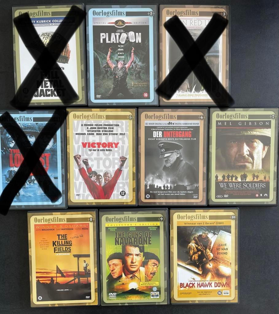 Verschillende oorlogfilms DVD - 65/1, Enlèvement ou Envoi