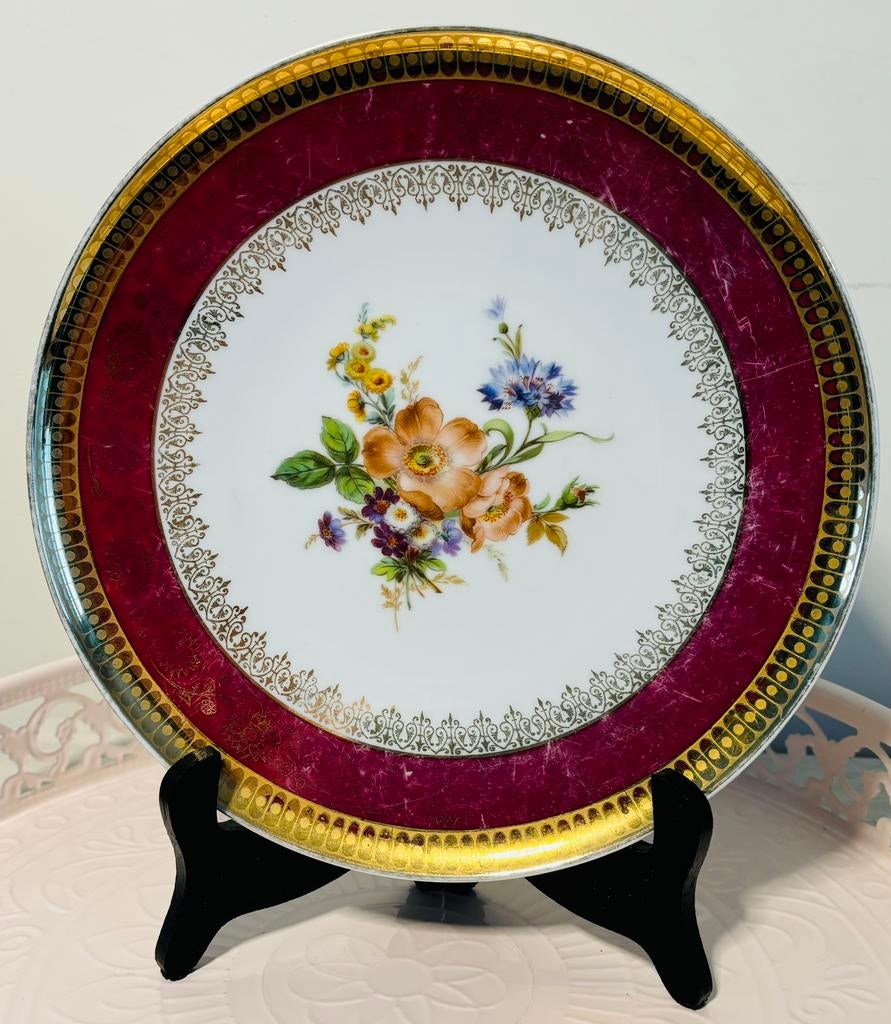Magnifique Assiette Heinrich Selb Bavaria, Ophalen