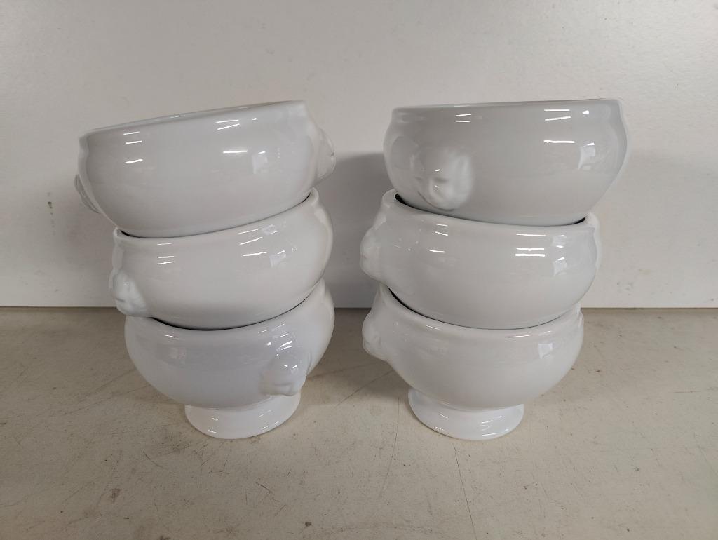Lot van 6 vintage soepkommen / soeptassen, Antiek en Kunst, Ophalen of Verzenden