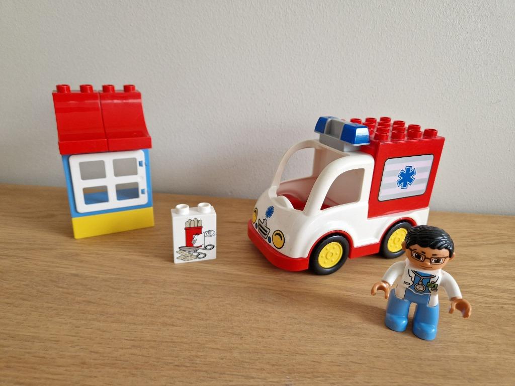 duplo dokter met ziekenwagen, Ophalen, Zo goed als nieuw, Duplo