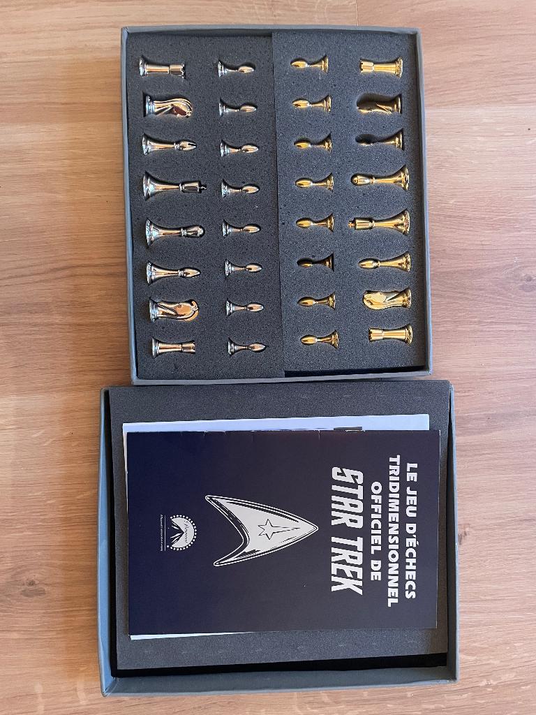 Jeu d’échecs star trek : pièces - état impeccable collector, Collections, Enlèvement