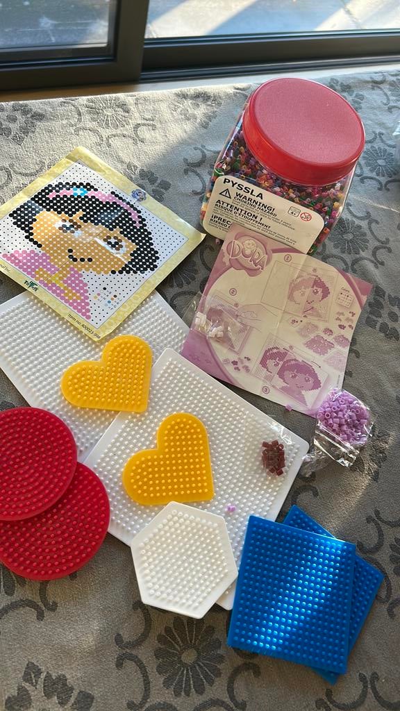 Strijkparel-set, Hobby en Vrije tijd, Ophalen of Verzenden, Zo goed als nieuw