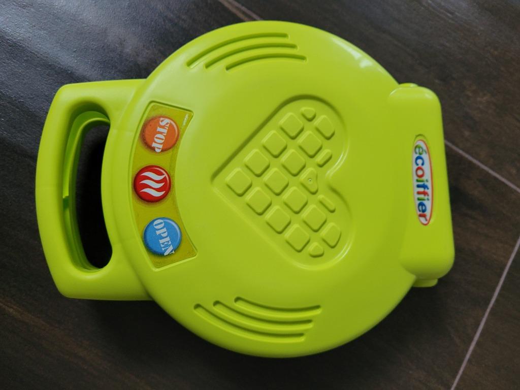 Jouet gaufrier plus 4 gaufres en forme de coeur, Ophalen, Zo goed als nieuw