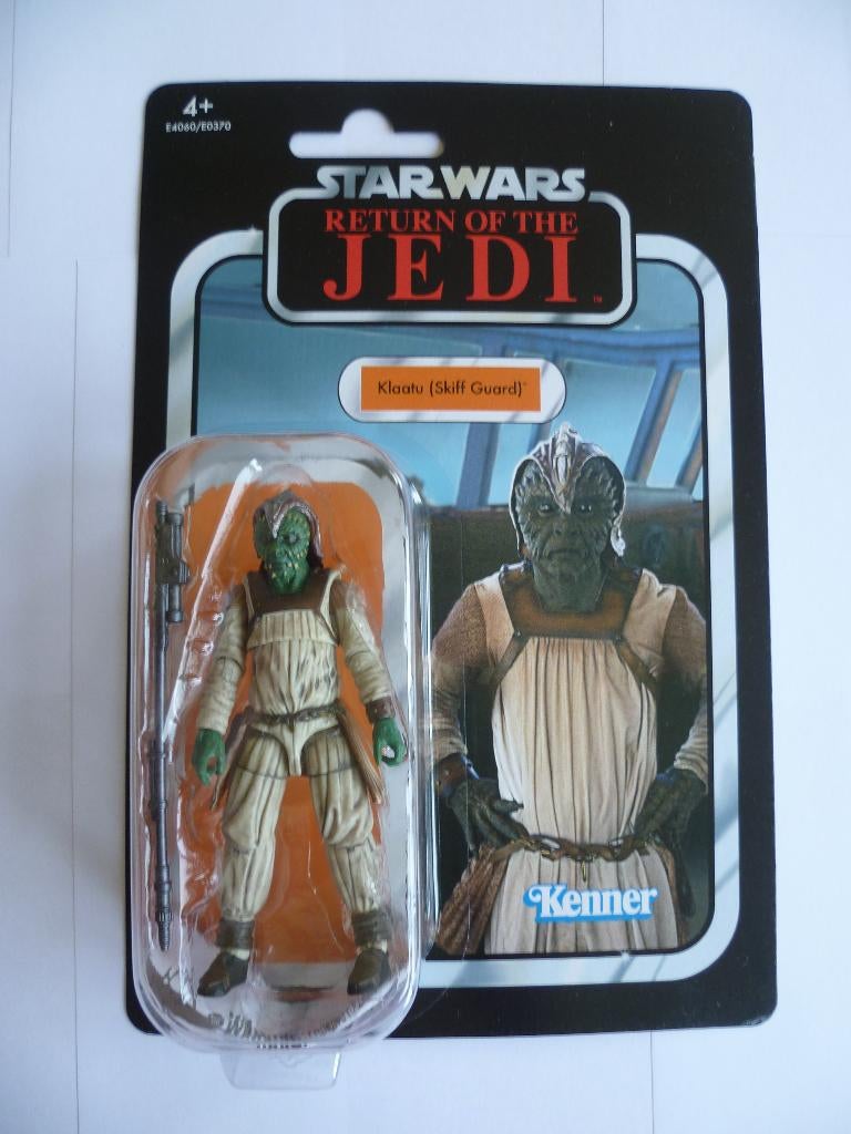 STARWARS VINTAGE COLLECTION ROTJ VC135"KLAATU/SKIFF"UIT 2018, Enlèvement ou Envoi, Comme neuf, Figurine