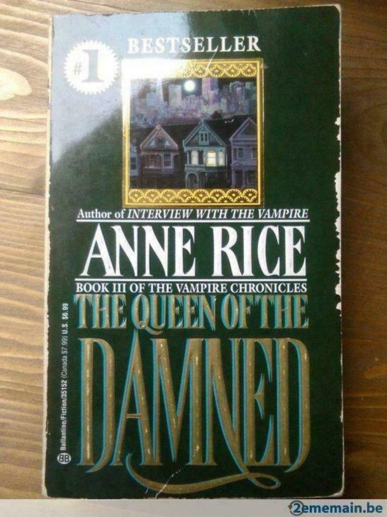 Anne Rice - "The Queen of the damned", Ophalen of Verzenden, Gelezen