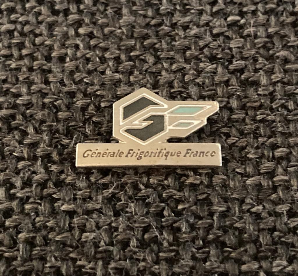 PIN - GFF - GÉNÉRALE FRIGORIFIQUE FRANCE, Envoi, Utilisé, Autres sujets/thèmes, Insigne ou Pin's