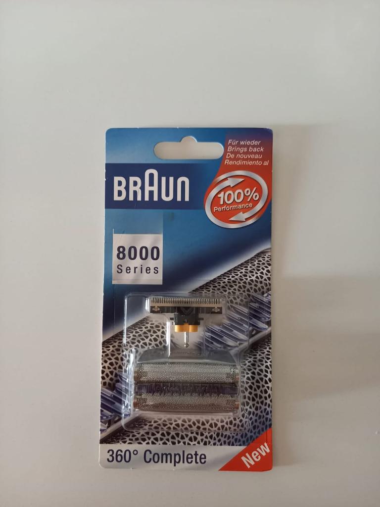 Braun 8000 series scheerblad met messenblok, Elektronische apparatuur, Ophalen of Verzenden, Nieuw, Scheren en Epileren