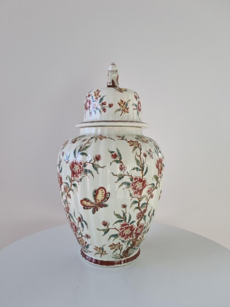 Vintage vaas - Abre Chinois Boch La Louviere, Antiek en Kunst, Antiek | Vazen, Ophalen