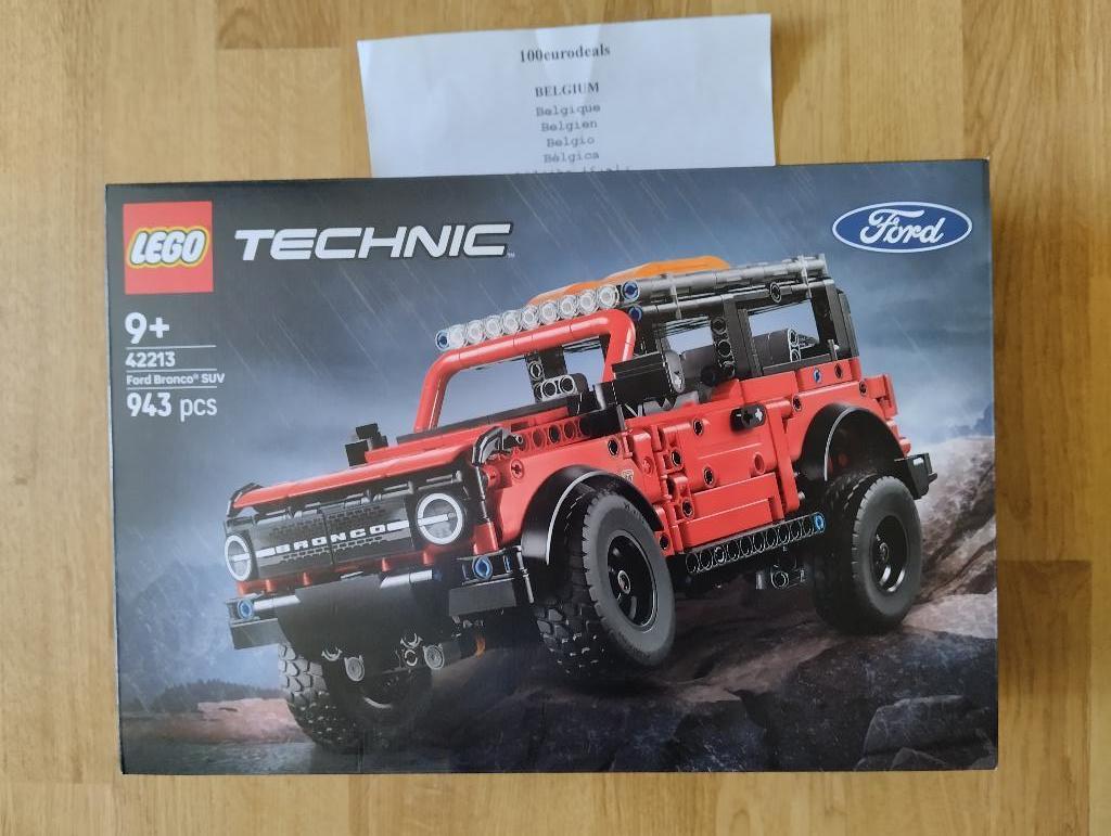 LEGO Technic 42213 Ford Bronco SUV, Envoi, Neuf, Ensemble complet, Lego