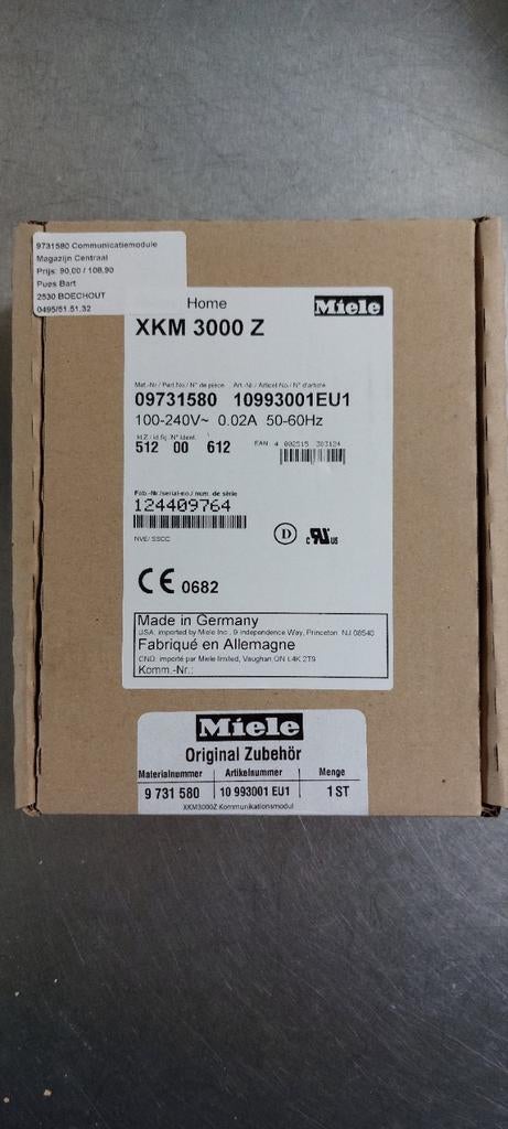 Miele XKM 3000 Z (communicatie module 6 series oven), Enlèvement ou Envoi, Neuf, Four