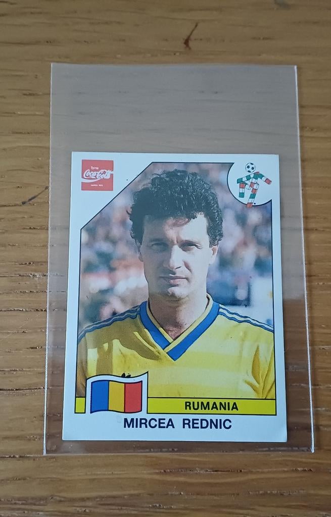 Panini Italia 90 Rednic (Uruguay version coca cola), Enlèvement ou Envoi, Autocollant