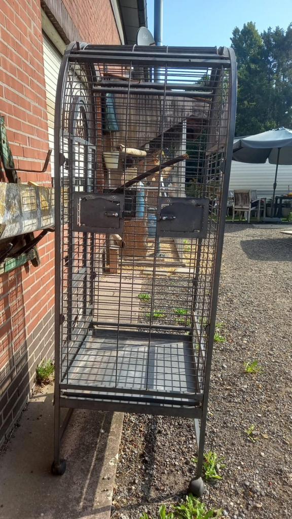 Grande cage à oiseaux, Enlèvement, Utilisé, Métal, Cage à oiseaux