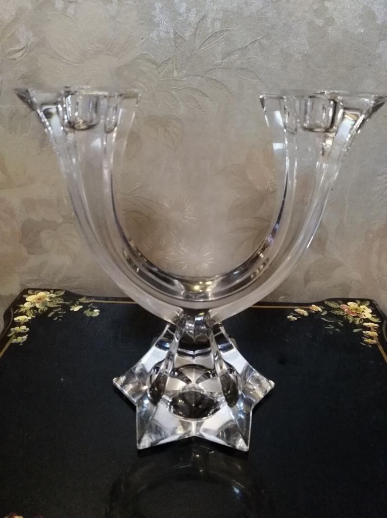 VILLEROY & BOCH Kristallen kandelaar., Antiquités & Art, Enlèvement, Cristal