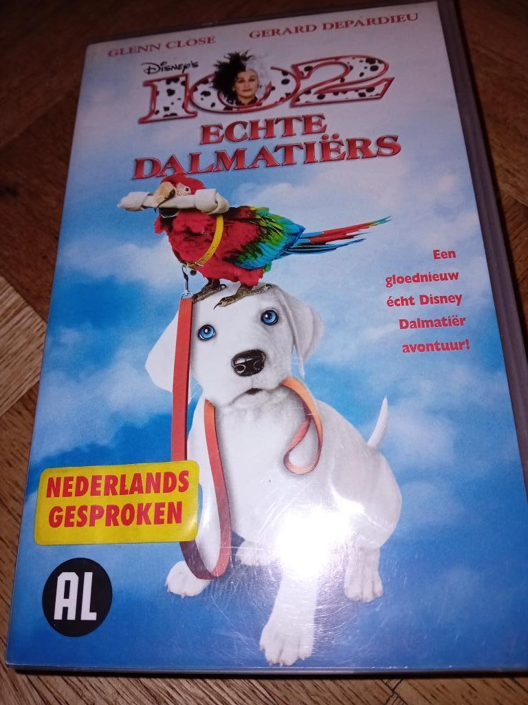 Cassette vhs 102 echte dalmatiers, Tous les âges, Enlèvement ou Envoi, Programmes et films pour enfants, Dessin animé