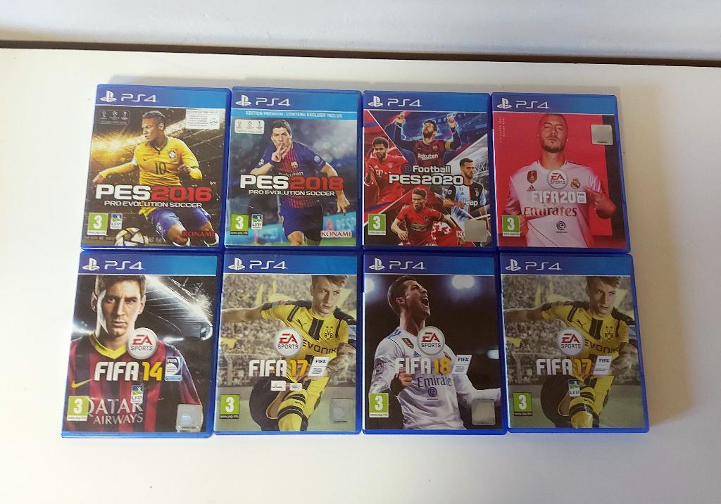 8 Jeux de Football - PS4, Consoles de jeu & Jeux vidéo, Jeux | Sony PlayStation 4, Online, Enlèvement ou Envoi, Utilisé, À partir de 3 ans