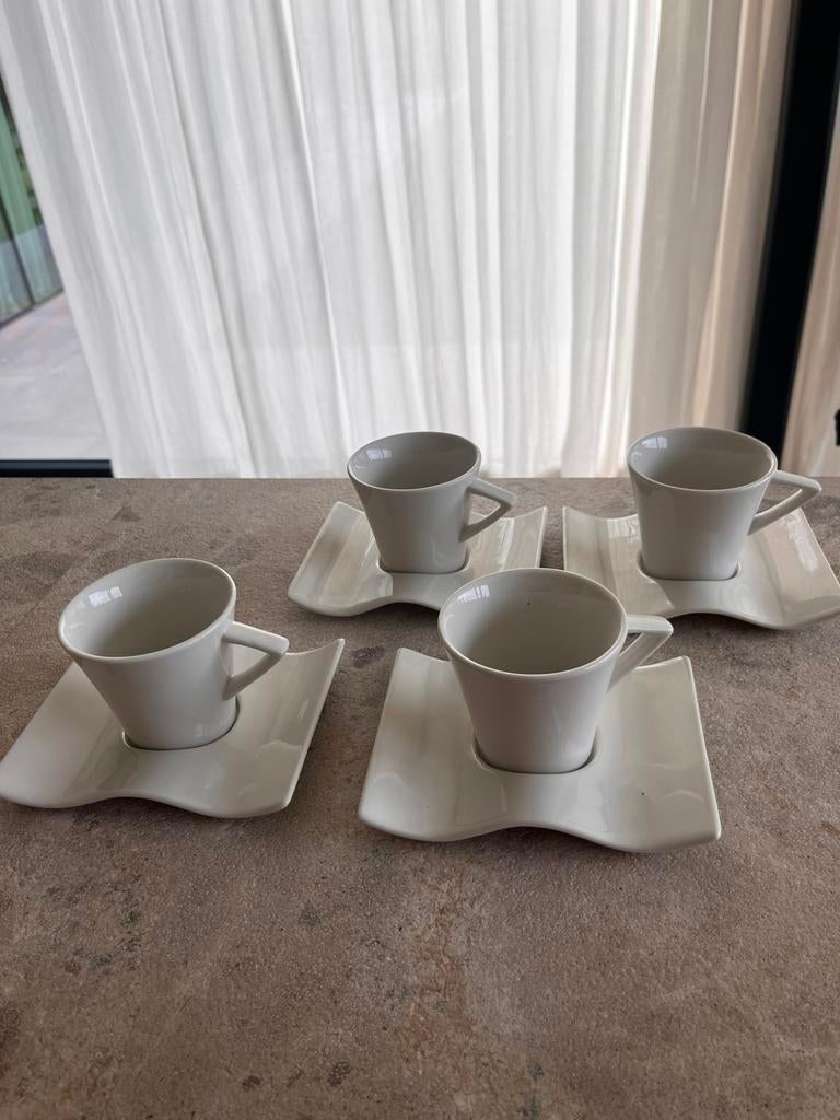 Koffieservies, Huis en Inrichting, Ophalen, Nieuw, Porselein, Kop(pen) en/of Schotel(s)