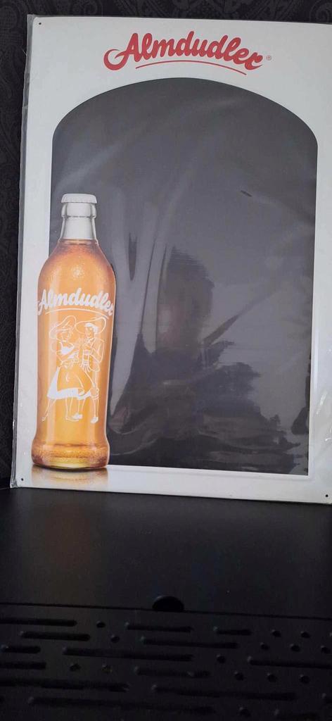 Blikken bord Almdudler, Verzamelen, Ophalen, Nieuw