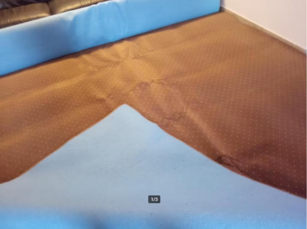 Grand tapis, Enlèvement, Comme neuf