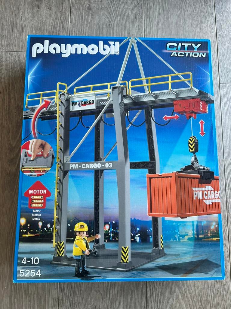 Laadbrug en kraan playmobil, Enlèvement, Comme neuf