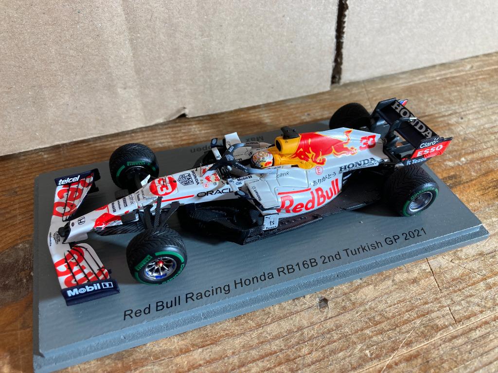 Max Verstappen 1:43 2nd Turkish GP 2021 Arigato Livery, Ophalen of Verzenden, Nieuw, Formule 1