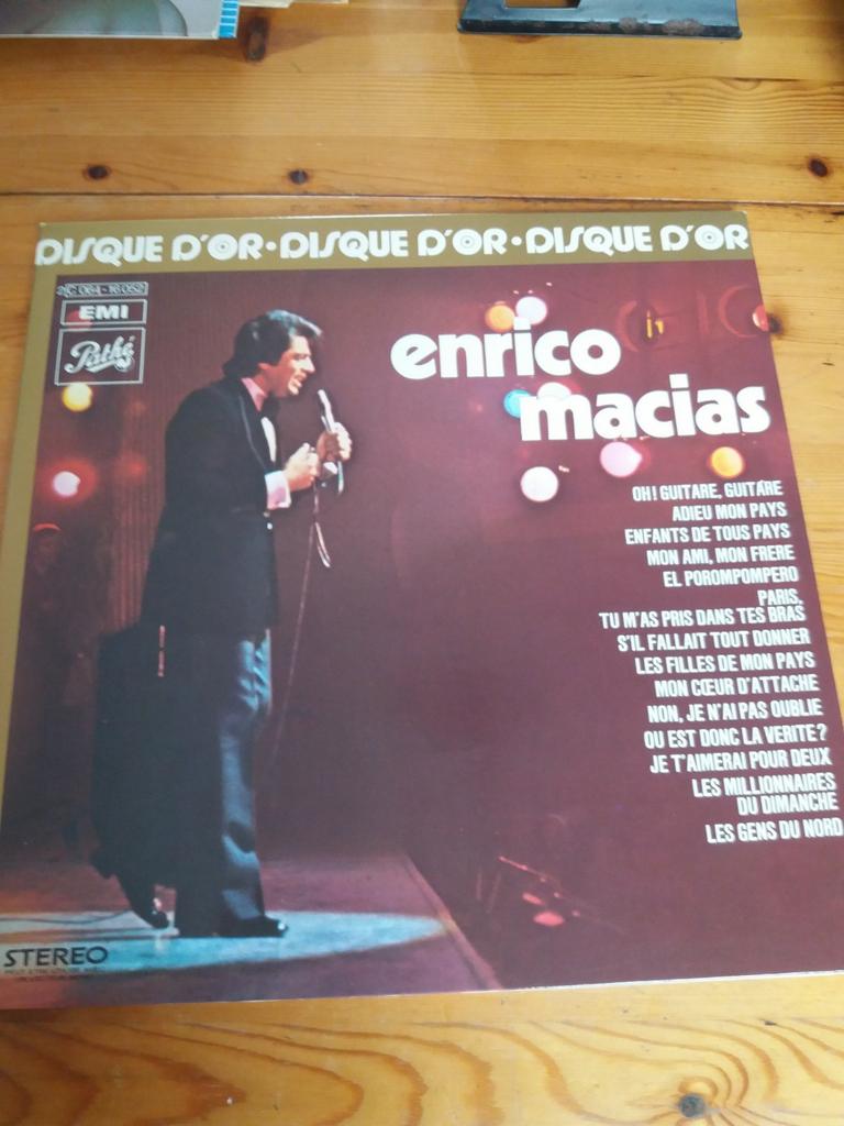 Disque d'or Enrico Macias, CD & DVD, Enlèvement ou Envoi, Comme neuf