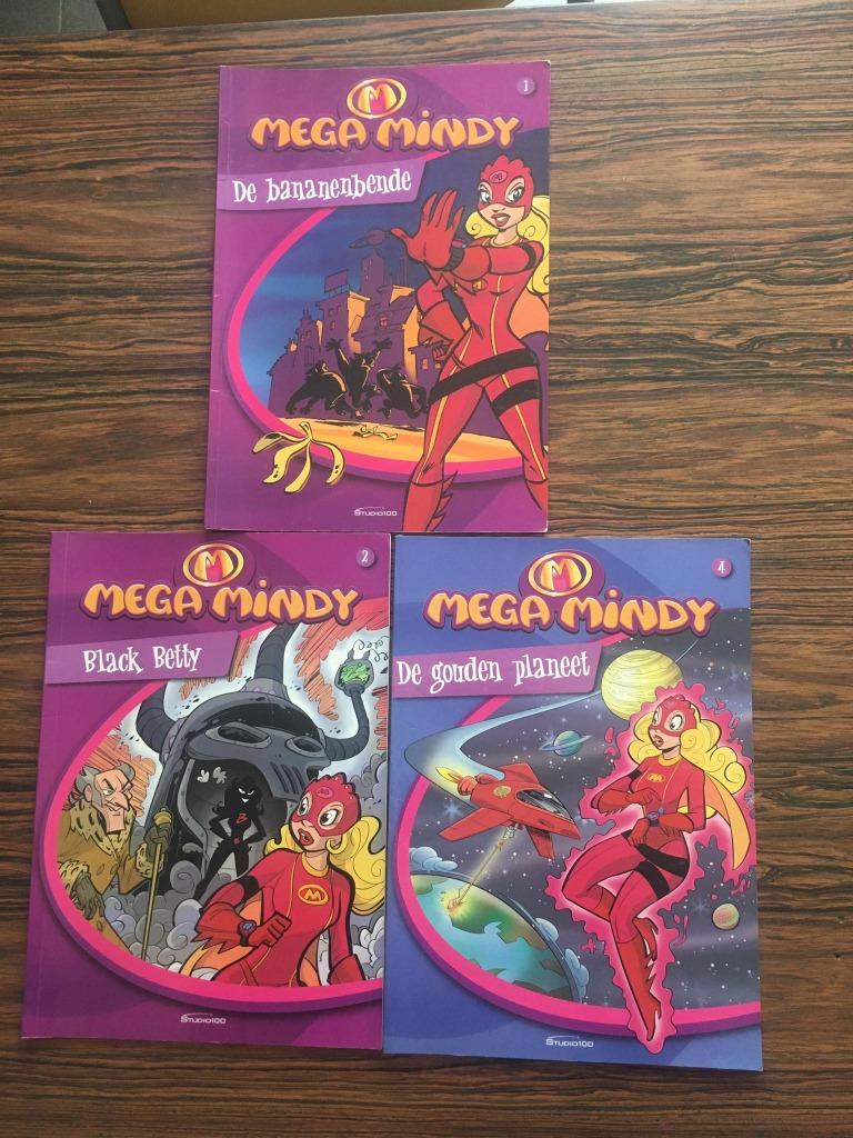 3 Strips Mega Mindy, Meerdere stripboeken, Ophalen of Verzenden, Gelezen