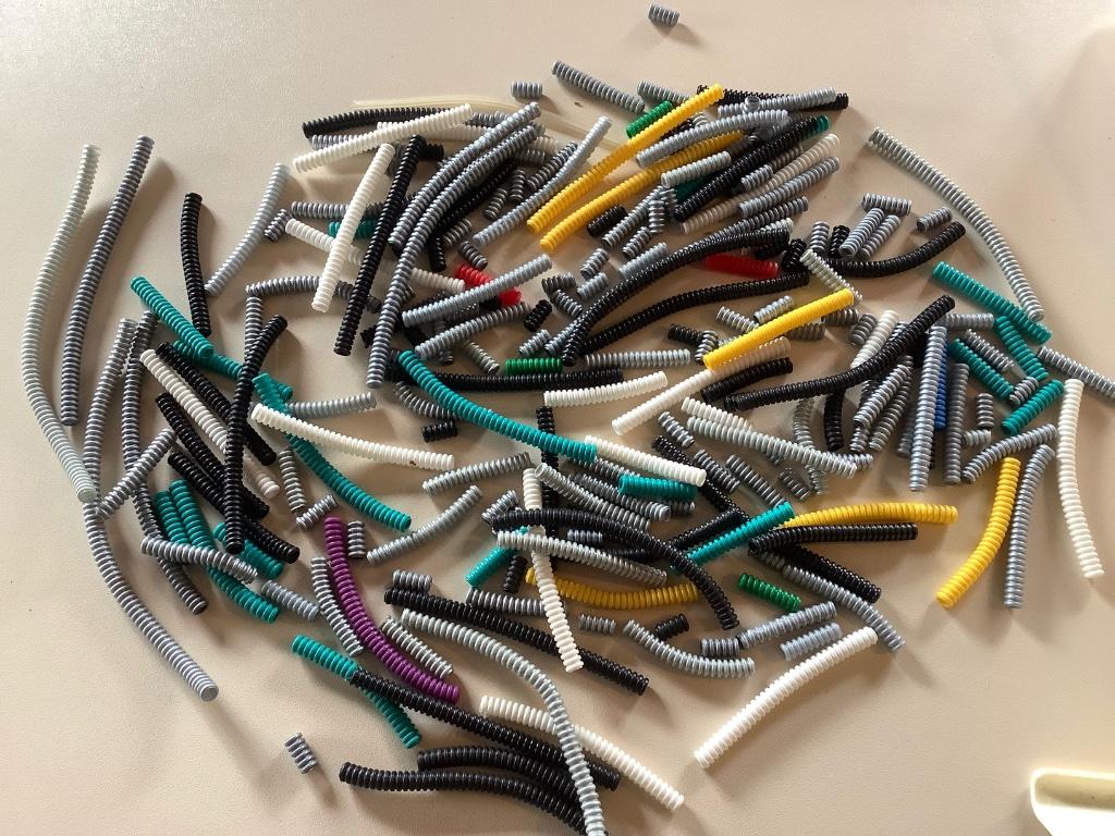 Lego lot ribbed hoses, Enlèvement ou Envoi, Utilisé, Briques en vrac, Lego