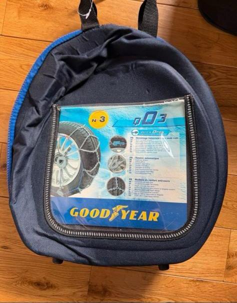 Chaine neige auto Goodyear N3 Quick Open 12" 13" 14" 15", Autos : Divers, Chaînes, Comme neuf, Enlèvement ou Envoi