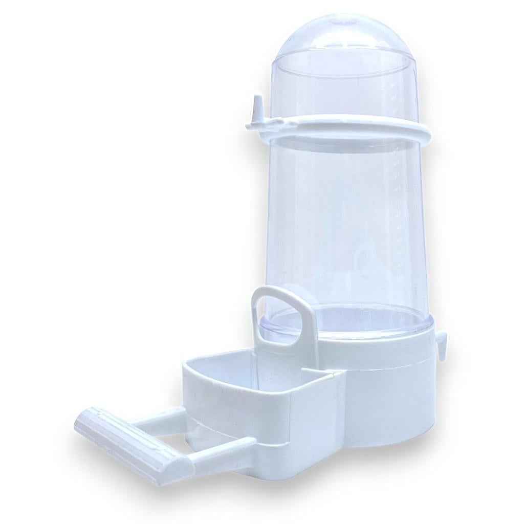 Weekend fontein 400 ml (Wit / Transparant) ( voer/water ), Dieren en Toebehoren, Vogels | Toebehoren, Ophalen