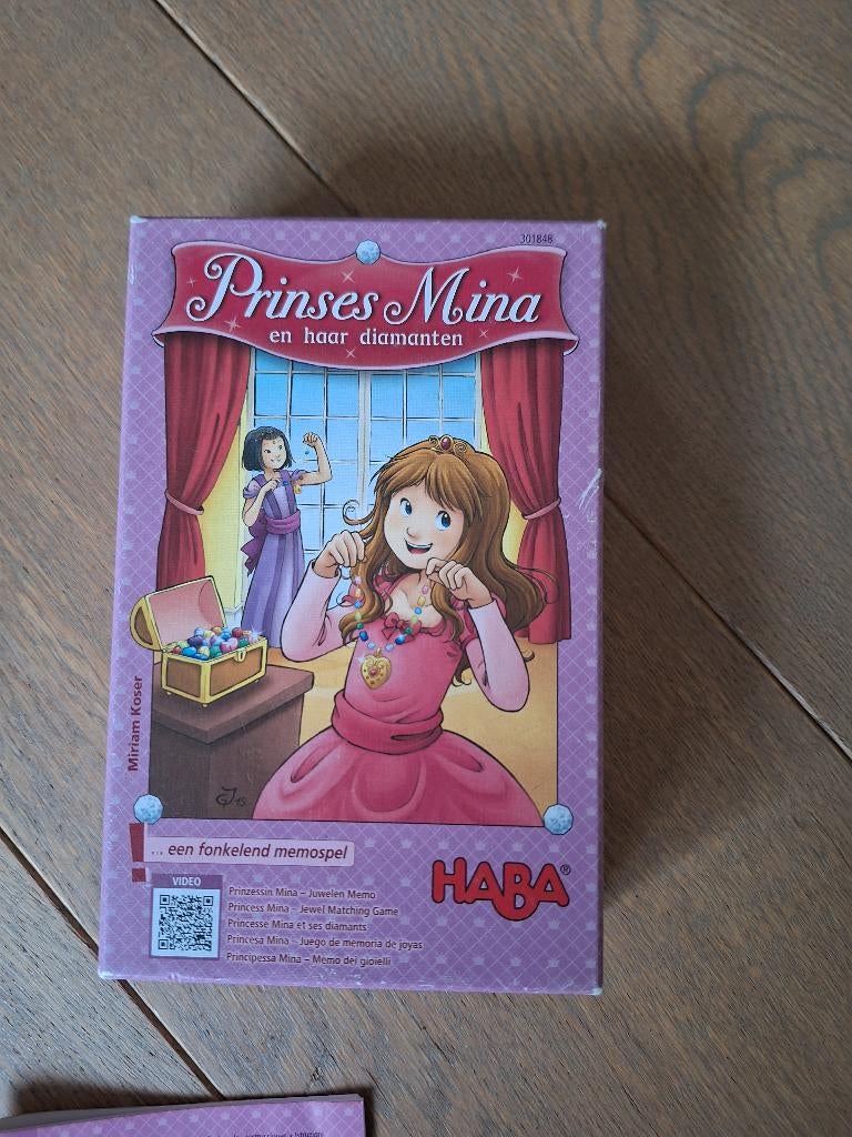 haba gezelschapspel Princes Mina en haar diamanten, Ophalen, Zo goed als nieuw, Ontdekken