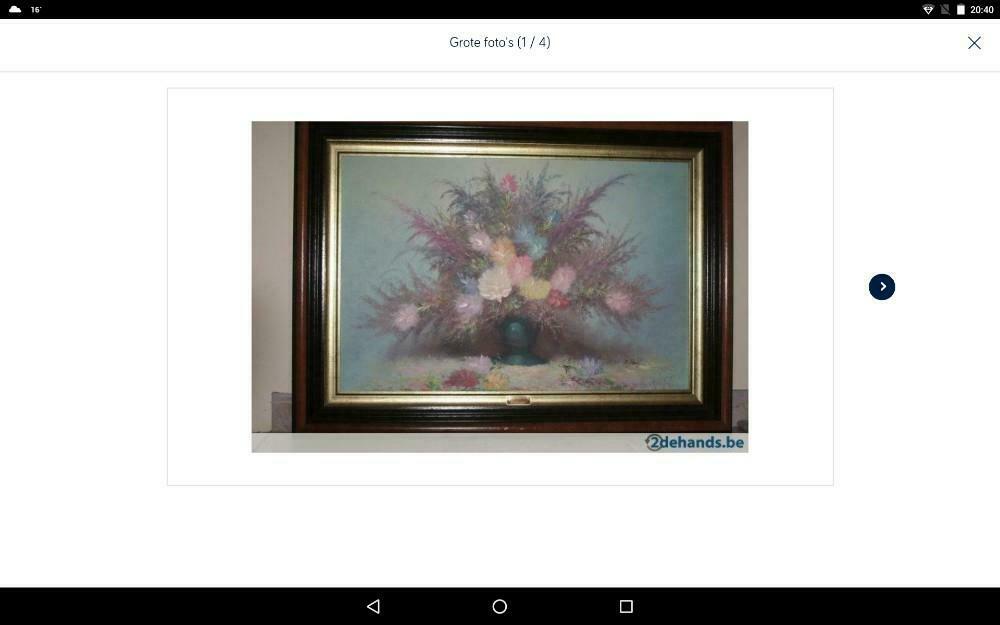 Schilderij Galerij Rembrandt Quidousse, Ophalen