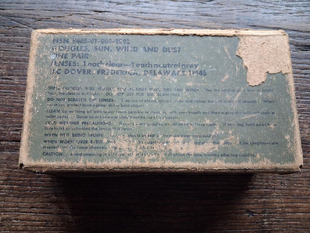 Boîte us ww2, Enlèvement ou Envoi