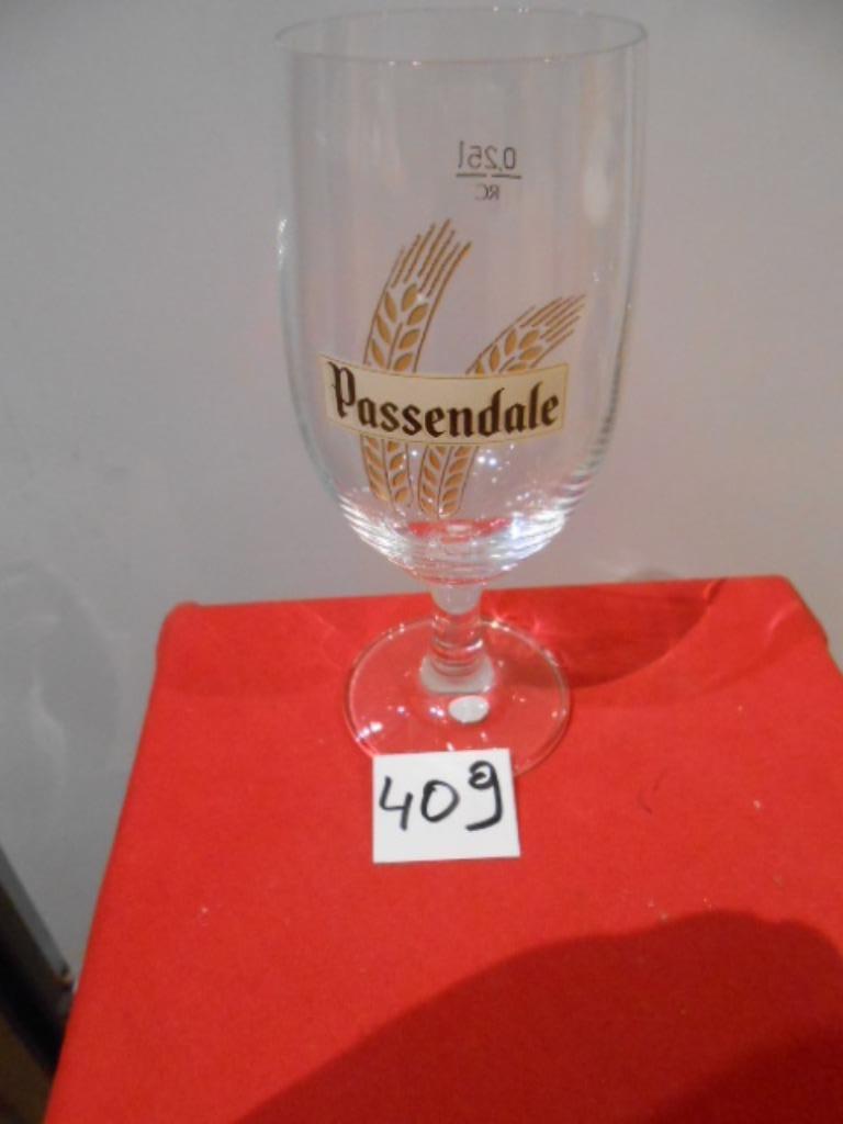 Passendale bierglas verzameling kelkvoet, Ophalen of Verzenden, Zo goed als nieuw, Glas of Glazen