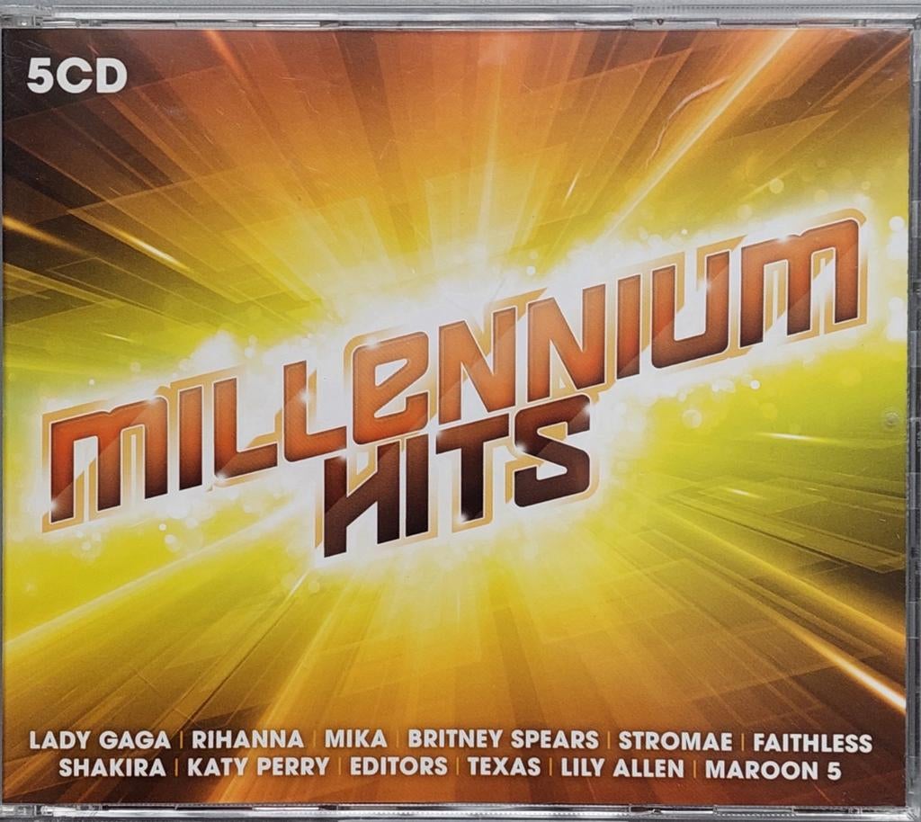 5 cd Millenium hits, Enlèvement ou Envoi, Comme neuf, Pop