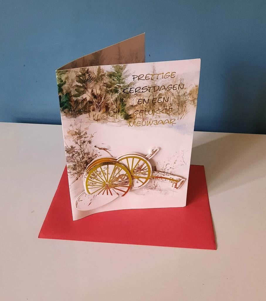 NOUVELLE carte de vœux pour les fêtes, Enlèvement ou Envoi, Neuf