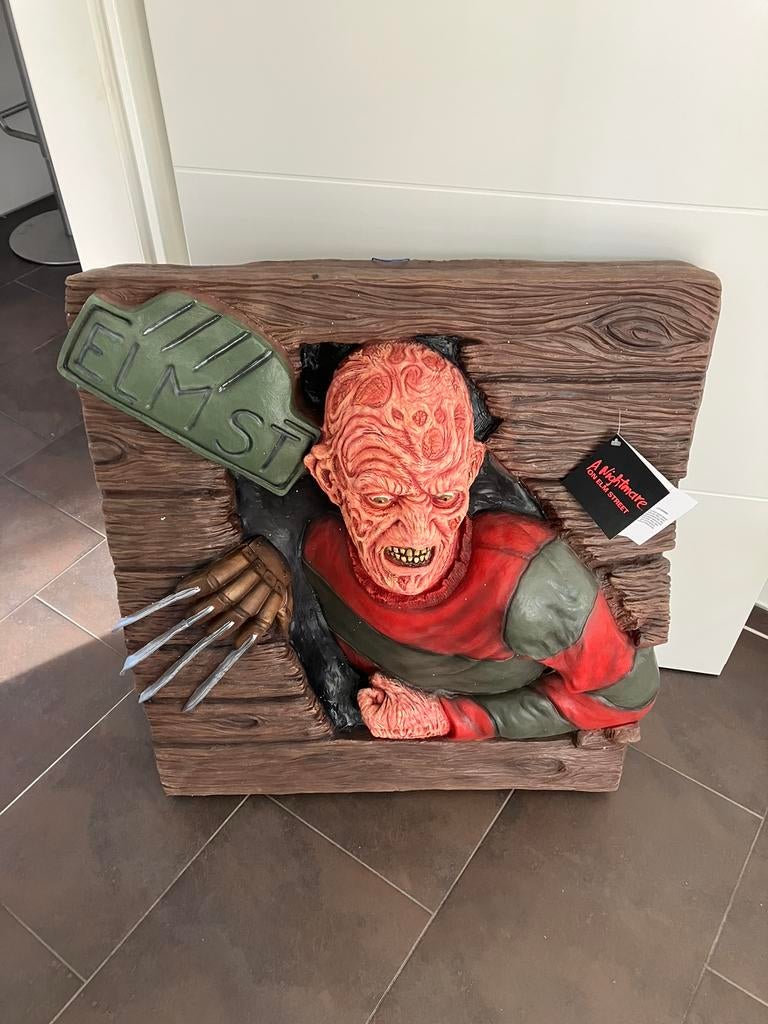Originele 3D Wallbreaker Freddy Krueger van Rubies!!!!, Verzamelen, Ophalen of Verzenden