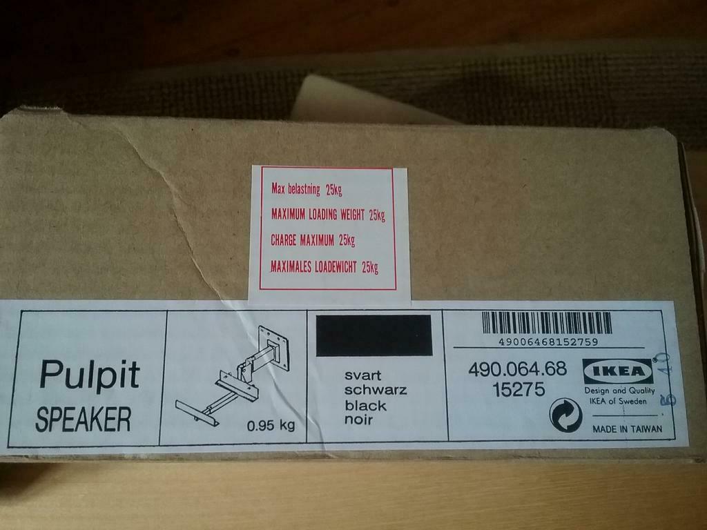 Nieuwe ondersteuning voor luidspreker maximaal 25kilos, Ophalen of Verzenden, Nieuw