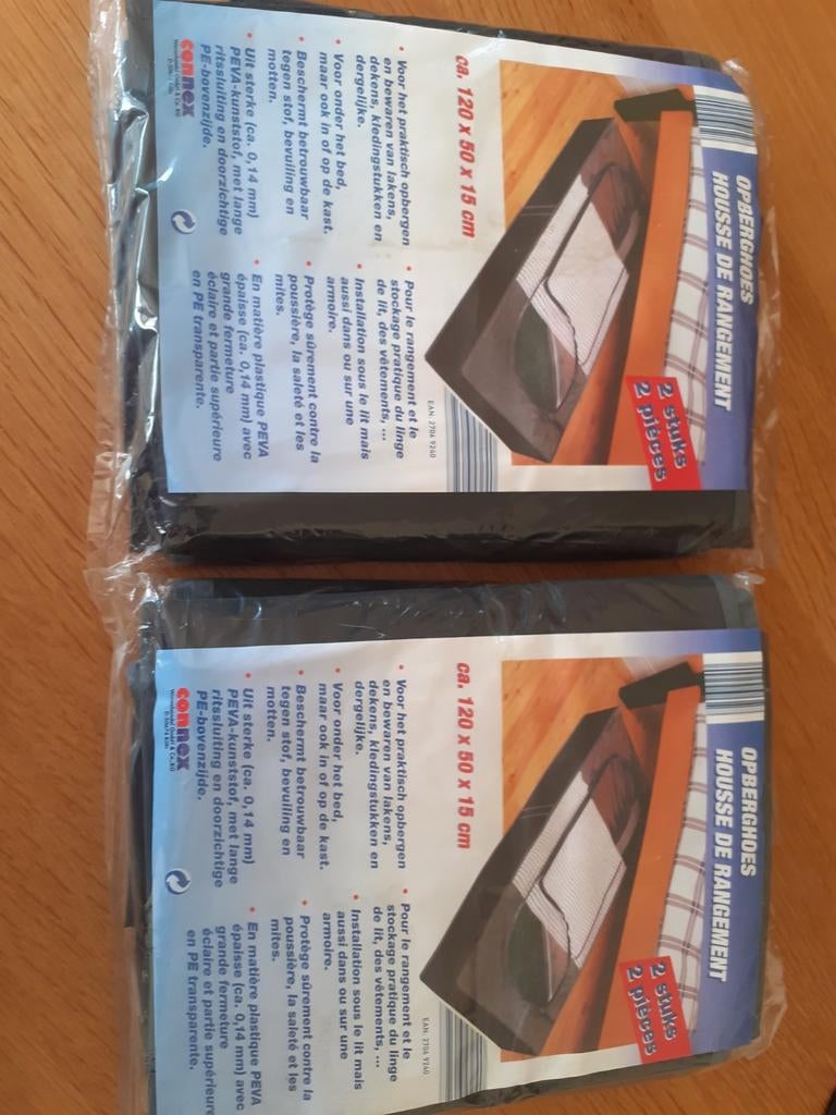 2 opberghoezen nieuw., Ophalen of Verzenden, Nieuw